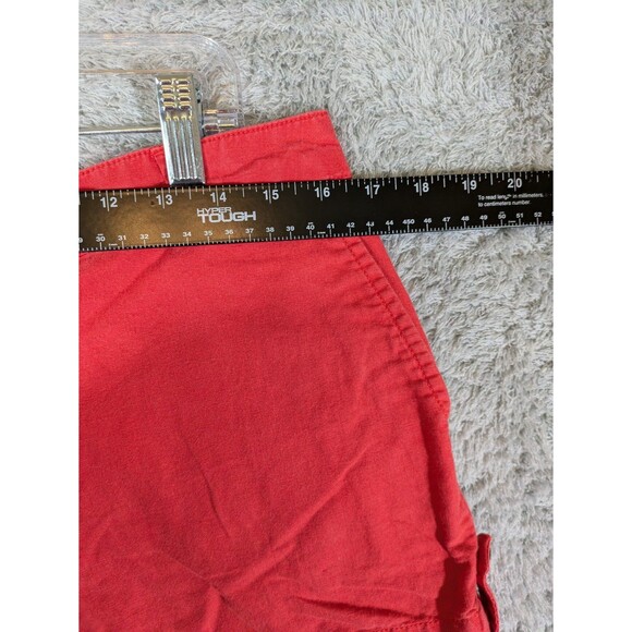 MNG by Mango red linen shorts Medium 10 - Picture 3 of 7